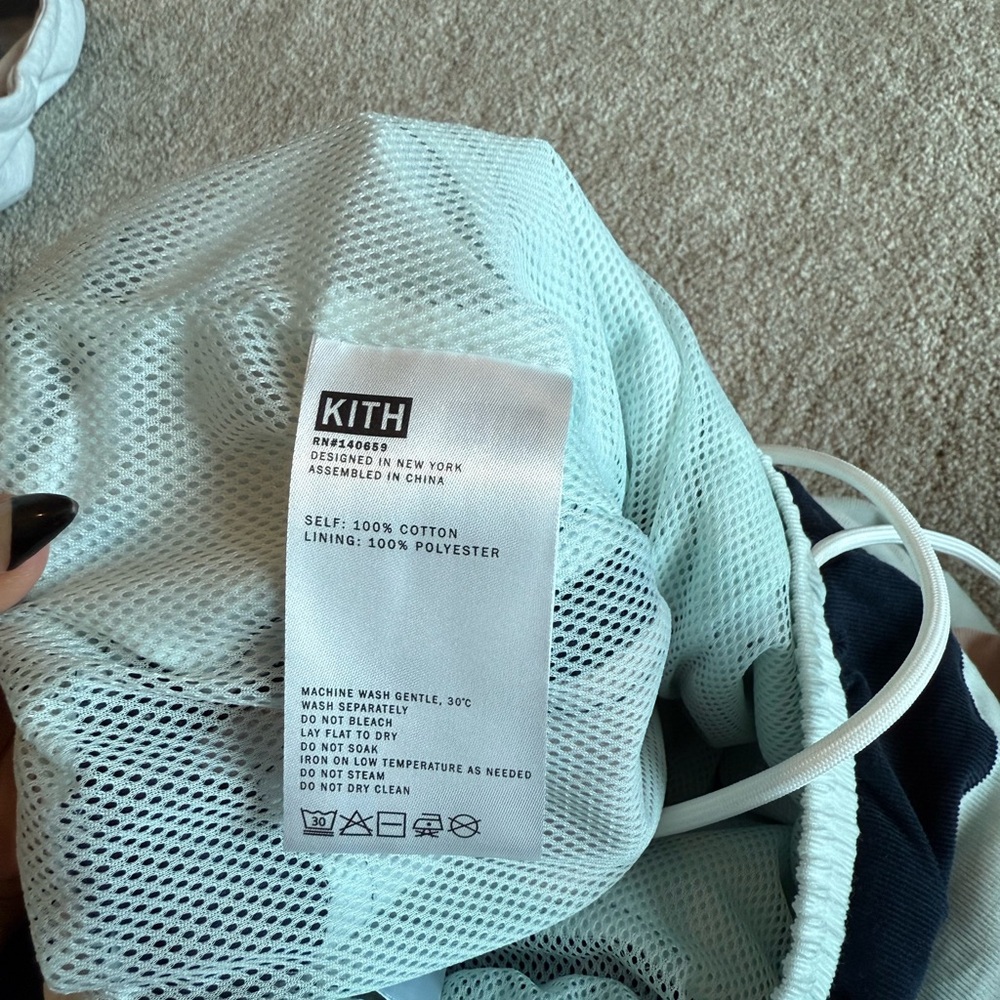 Kith Men’s Athletic Shorts - Cream, Pink, Blue, Gold - Picture 6 of 6